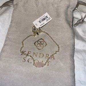 NEW - Kendra Scott Everlyne Gold bracelet with Pink Stone